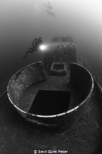 SG-114 Coastguard wreck from Sigacik/Turkey 
Depth 30 me... by Sevil Gurel Peker 